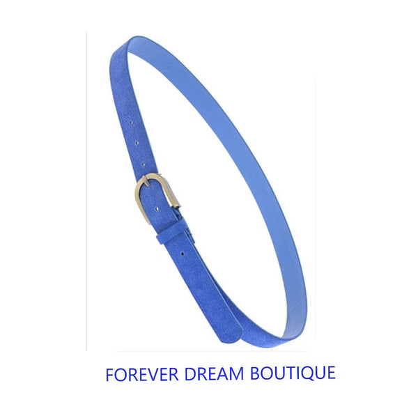 Cobalt Blue Antique Buckle Belt - Forever Dream Boutique - 2
