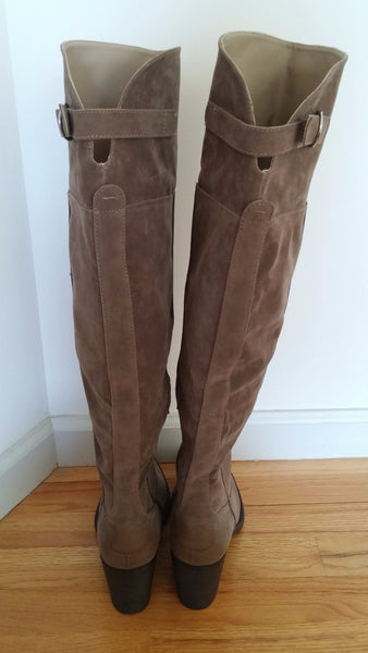 Too Good to Pass Tobin Taupe Suede Knee High Boots - Forever Dream Boutique - 4