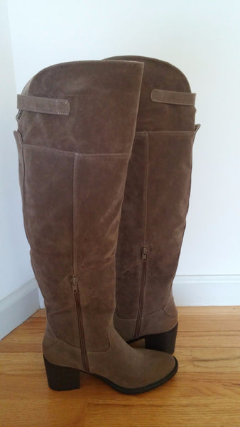 Too Good to Pass Tobin Taupe Suede Knee High Boots - Forever Dream Boutique - 2