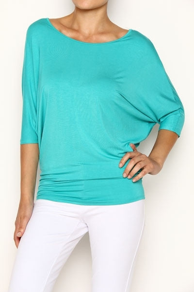 Light Blue Dolman Top - Forever Dream Boutique - 4