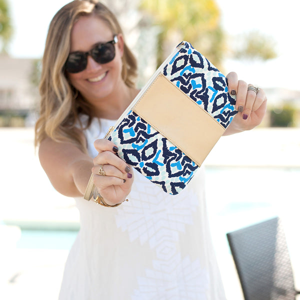 Sea Glass Wristlet