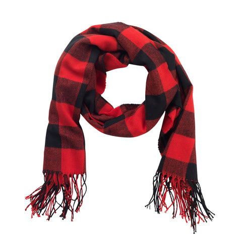 Red Buffalo Check Adaline Scarf