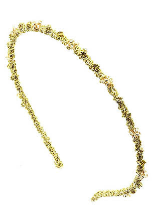 Yellow Micro bead Rhinestone Head Band - Forever Dream Boutique