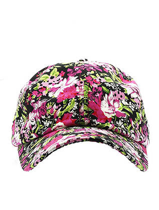 Pink Floral Snapback Cap - Forever Dream Boutique - 1