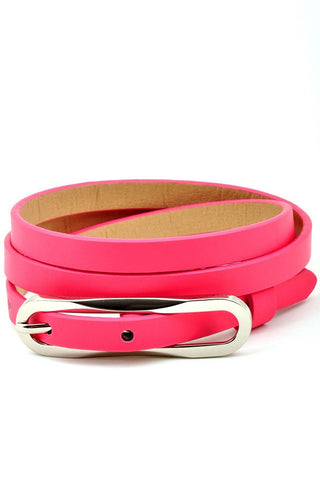 Pink Skinny Belt - Forever Dream Boutique