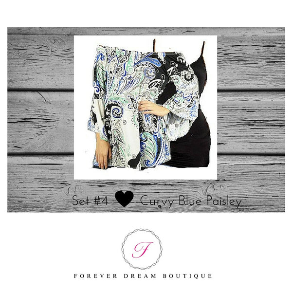 Forever Dream Set #4 Curvy Paisley Print - Forever Dream Boutique - 1