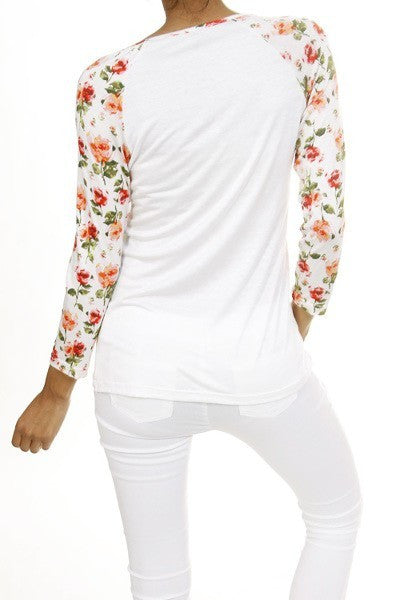 Love is a Dream Ivory Raglan Top - Forever Dream Boutique - 6